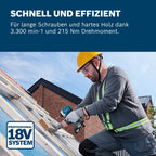 Bosch Professional 18V System Akku-Drehschlagschrauber GDR 18V-215 (inkl. L-BOXX)