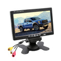 OBEST 7 Zoll TFT LED Auto Rückfahrkamera Monitor, Bildschirm für Rückfahrkamera, DC12V-24V, AV1/AV2-Videoumschaltung, Auto Monitor für LKW Busse Wohnmobil Van KfZ Truck