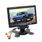 OBEST 7 Zoll TFT LED Auto Rückfahrkamera Monitor, Bildschirm für Rückfahrkamera, DC12V-24V, AV1/AV2-Videoumschaltung, Auto Monitor für LKW Busse Wohnmobil Van KfZ Truck