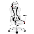 Diablo Gaming Stuhl X-Horn 2.0 Bürostuhl Gamer Chair Schreibtischstuhl 3D Armlehnen Ergonomisches Design Nacken/- Lendenkissen Kunstleder Wippfunktion Weiß King (XL)