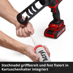 Einhell Akku-Kartuschenpistole TE-SG 18/10 Li-Solo Power X-Change (18 V, für 310 ml-Kartuschen, bis zu 2.000 N, einstellbare Drehzahl, ohne Akku)
