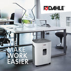 Dahle PaperSAFE PS 240 Aktenvernichter (10 Blatt, Sicherheitsstufe P4, Partikelschnitt, öl- und wartungsfrei, 25 Liter) grau