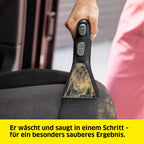 Kärcher Waschsauger SE 3 Compact, Aufnahmeleistung: 500 W, Frischwassertank: 1,7 l, Fläche: 2,76 m2, Gewicht: 4,1 kg, Sprühsaugschlauch, Waschpolsterdüse und Waschfugendüse