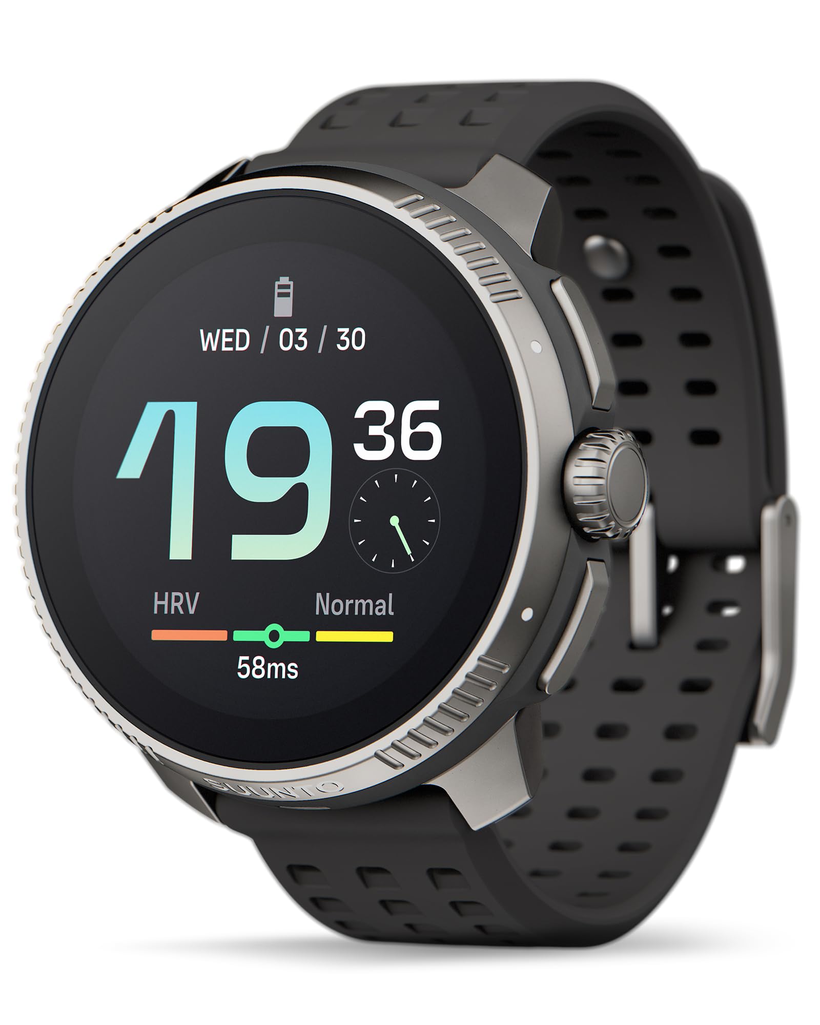 SUUNTO Race Sportuhr - Outdoor Smartwatch, 1,43" Helles AMOLED Display mit Saphirglas, Bequeme Uhrenkrone & Tasten Bedienung, Präzise Zweifrequenz GPS, Lange Akkulaufzeit, 100m Wasserdicht