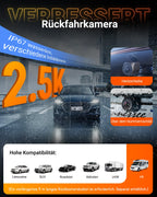 VANTRUE N4S 3 Lens STARVIS 2 Dashcam Auto, 5GHz WiF GPS 1944P+ 1440P+ 2.5K Dash Cam, 3 Channel HDR Nachtsicht Dashcams 10S. Puffer Parkmodus, LTE Optional, Sprachsteuerung, Max 1TB