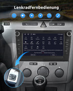 ESSGOO 4+64G Drahtloses Autoradio und Android Auto CarPlay Für Vauxhall Opel Corsa C/D Zafira B Astra G/H Meriva Signum Combo mit 7 Zoll Touchscreen Bluetooth FM RDS GPS WiFi Silber