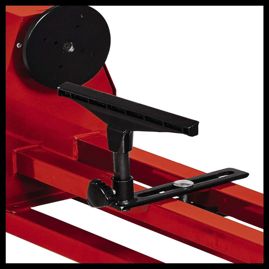 Einhell Drechselbank TC-WW 1000/1 (350 W, max. Drechseldurchmesser 280 mm, Spindeldrehzahl 890/1260/1760/2600 min-1, Reitstock mit Spindelspitze, inkl. Stirnmitnehmer, Planscheibe)