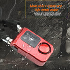 ASHATA Smart Bluetooth Fahrradschloss,Fahrradalarm App-gesteuertes Kabelschloss Sicheres Alarmschloss,Wasserdichtes Anti Diebstahl 110dB Alarm Schloss Lock für IOS/Android Smartphone