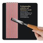 DMT Diamond Whetstone™ Diamant Schleifstein in Holzbox 6" Set Grob, Fein, Extrafein, Messerschärfer in Profiqualität, 15cm Wetzstein für Messer und Werkzeuge, Made in USA, W6EFC