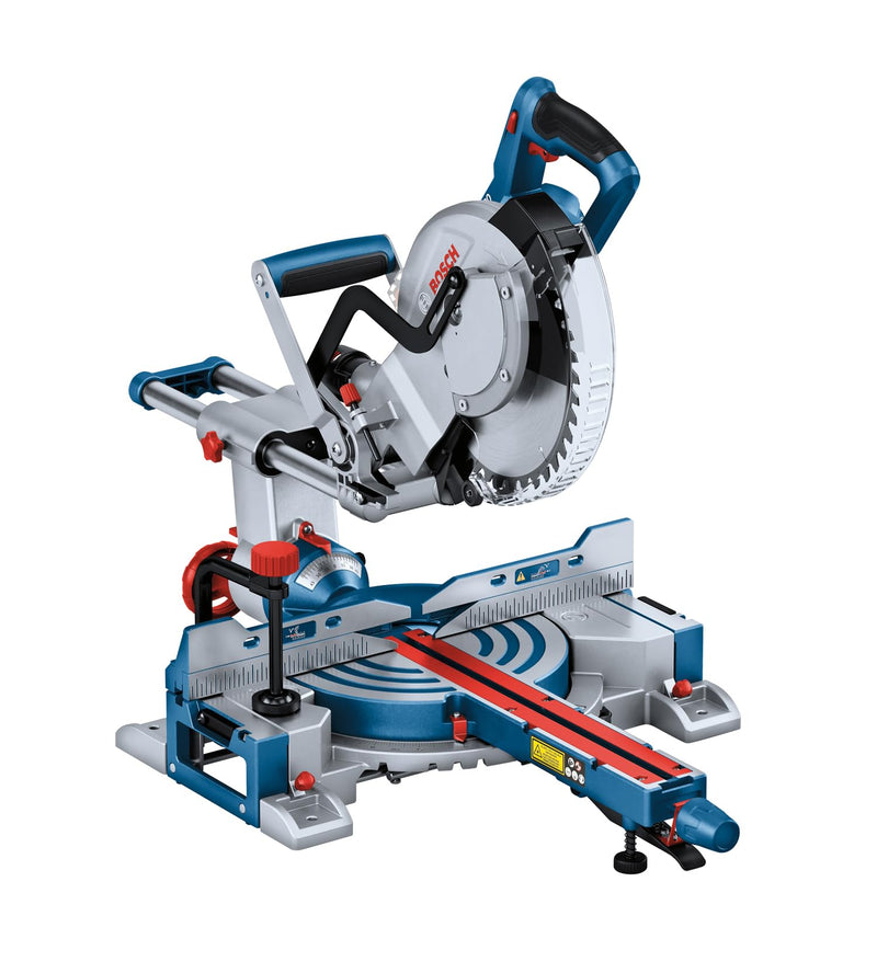 Bosch Professional 18V BITURBO Akku Kapp- und Gehrungssäge GCM 18V-254 D (Schnitte bis 90 x 305mm, inkl. 1x Kreissägeblatt, 2x Werkstückauflage, Staubbeutel, Spannzwinge, ohne Akku/ Ladegerät)