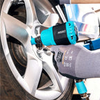 HAZET Schlagschrauber 9012TT I Max. Lösemoment 2200 Nm, Vierkantantrieb 12,5 mm (1/2 Zoll) I Hochleistungs-Doppelhammer-Schlagwerk- kompakt und leicht mit Twin-Turbo Technologie