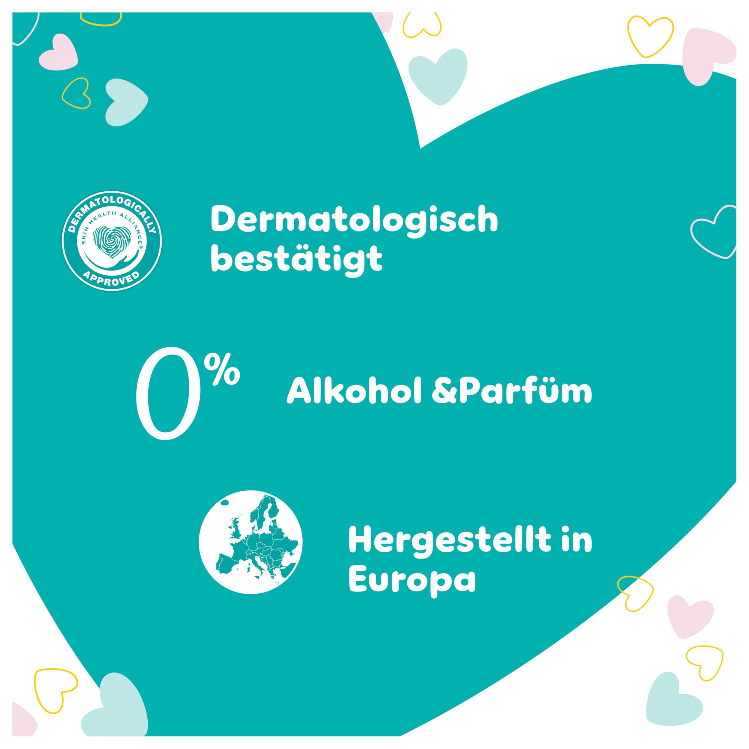 Pampers Sensitive Feuchttücher 15 Packungen mit 80 Stück, 1200 Feuchttücher, ohne Duft, für eine sanfte und weiche Reinigung