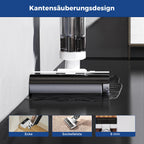 JONR ED12 Nass Trockensauger Akku, Selbstreinigung, Saug Wisch Staubsauger, Saugwischer Kabellos, Kantenreinigungsbürste 6mm, 850mL Wassertank, Anti-Verwirrungs-Haar für Harte Boden, Tierhaare