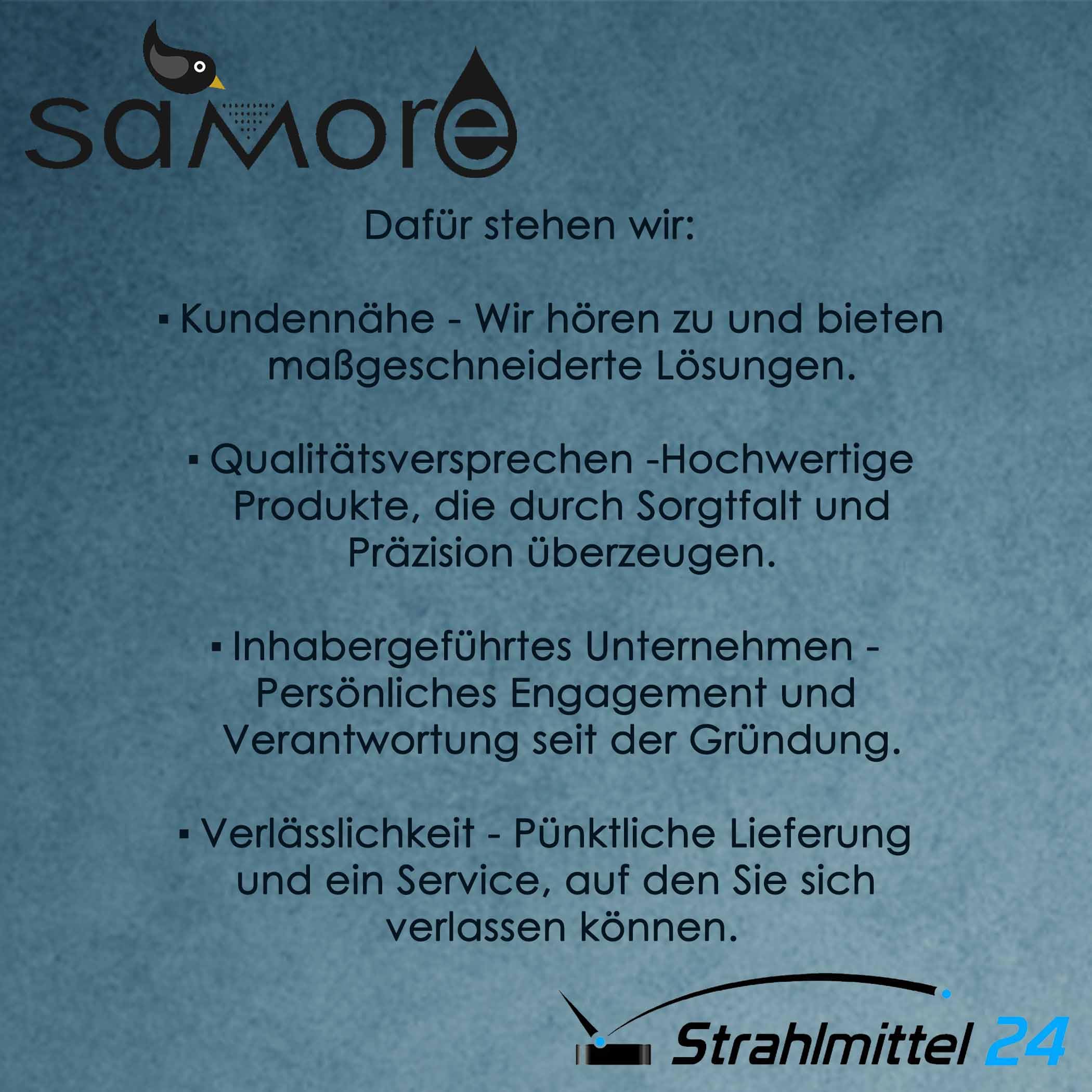 25 KG GLASPERLEN STRAHLMASTER STRAHLMITTEL 70-110 µm STRAHLGUT GLASPERLEN SANDSTRAHLEN MICROGLASPERLEN
