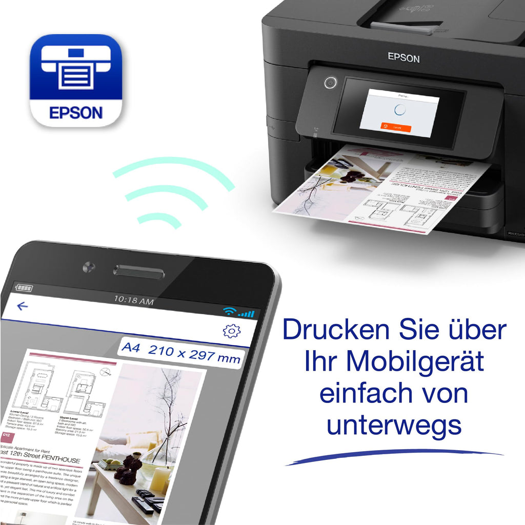 WorkForce Pro WF-4820DWF A4 kabelloser Multifunktionstintenstrahldrucker