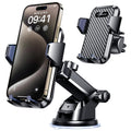 VANMASS Handyhalterung Auto 2026 neuste Version Handy Halterung Auto 4 in 1 Lüftung & Saugnapf Handyhalter 100% Kratzschutz Smartphone Halterungen Innentürgriffe für iPhone 17 Samsung S24 Huawei