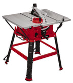 Einhell Tischkreissäge TC-TS 254 U (2.200 W, 80 mm Schnitthöhe, Ø 254 mm Sägeblatt, Winkelanschlag, Parallelanschlag, Auflagenvergrößerung, Staubabsauganschluss)