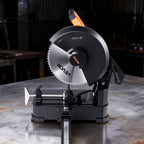 VEVOR Kappsäge Gehrungssäge mit 355 mm Edelstahl-Kaltschnittsägeblatt & 3500 W bürstenlosem Motor & 750–1200 U/min, Metallkappsäge für quadratische & flache Metallrohre, I-förmige Stähle
