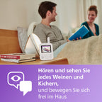 Philips AVENT Philips Babyphone mit Kamera Advanced - DEKRA Zertifiziert privat und sicher - 2.8" Display, x2 Zoom, Infrarot-Nachtsicht, Schlafliedern (Model SCD881/26)