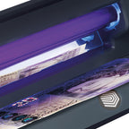 Safescan 50 UV Falschgeld-Detektor, der Banknoten, Kreditkarten und Ausweise überprüft - UV Geldprüfer für neue Scheine - Falschgeld-Scheinprüfer mit UV-Licht - UV-Licht-Geldprüfer Maschine