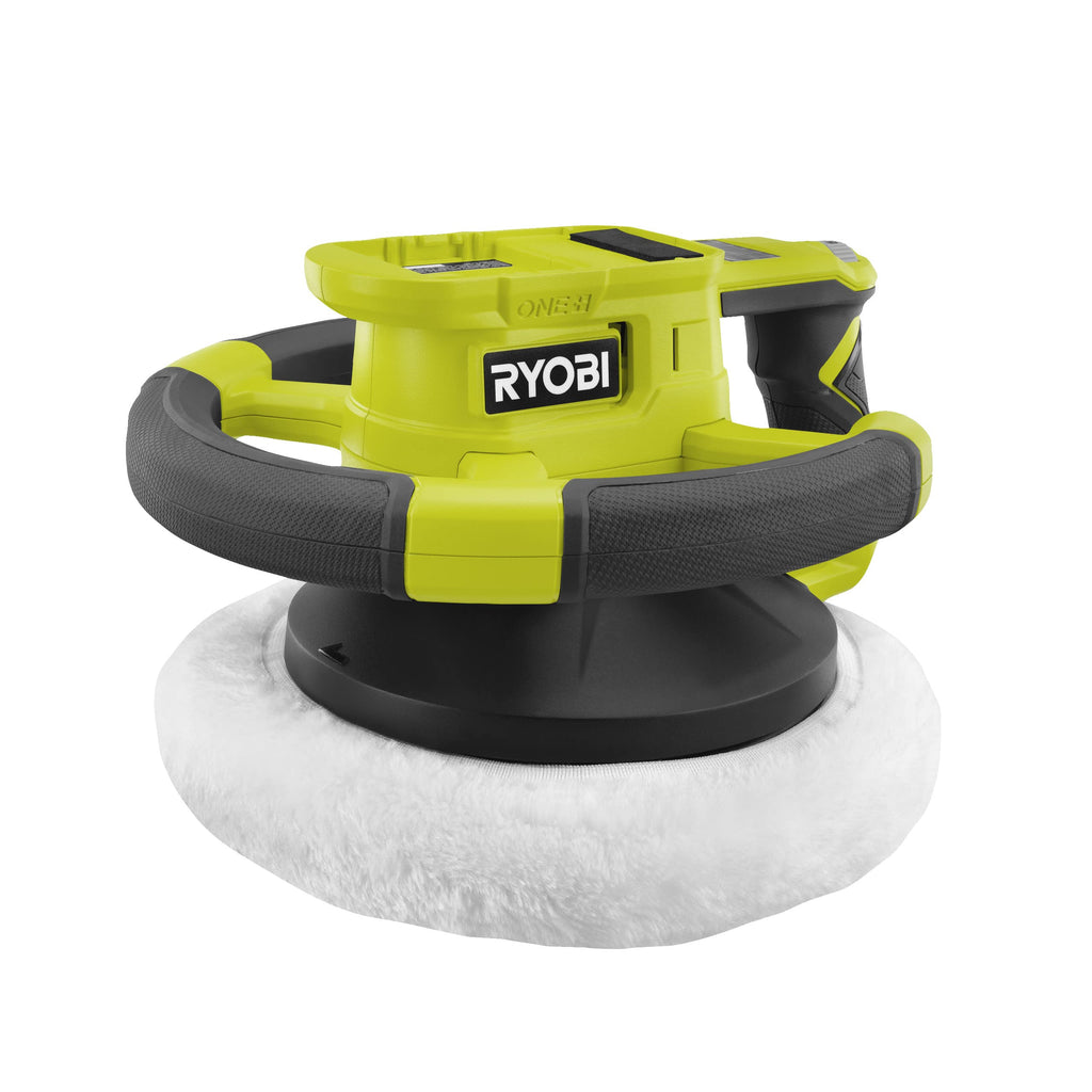RYOBI 18 V ONE+ Akku-Polierer RBP18250-0 (Polierschwamm Durchmesser 250 mm, Schwingkreis 12,5 mm, Schwingzahl 2000-3600 min⁻¹, ohne Akku und Ladegerät)