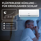 Kältebringer Split Klimaanlage Quick Connect - 18000 BTU (5,3 kW) - Klimagerät mit Heizfunktion, WiFi & App, bis 91qm, sehr leise - 5m Kupferleitung, Kältemittel R32, Montagematerial, Wandhalterung