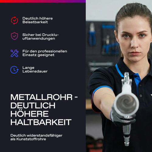 BenBow Reinigungspistole, Druckluft-Trockenreinigung Tornado-Effekt ohne Chemie, Edelstahl-Trichter, für Auto Innenraum, Polster & Werkstatt - Classic 008
