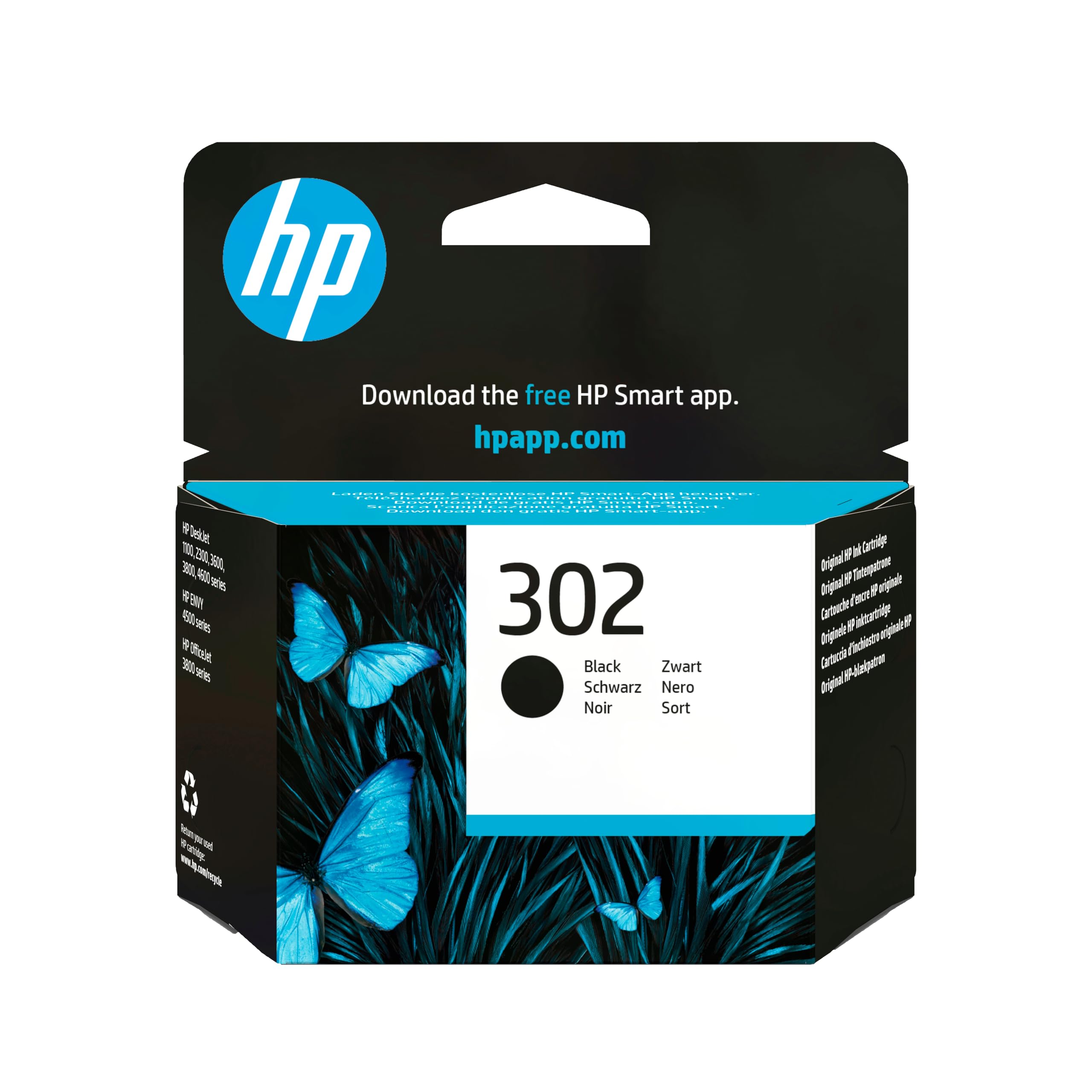 HP Tintenstrahldrucker, Schwarz, Standard