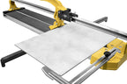 Güde Profi Hand Fliesenschneider GHF 800 (kugelgelagerte Schlittenführung, gehärtetes Schneidrad aus Wolfram-Carbid - kein Schärfen notwendig, stabile Aluminium Grundplatte, für Fliesen bis 800x12 mm)