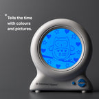 Tommee Tippee Groclock Uhr und Schlaftrainer, Wecker und Nachtlicht für Kleinkinder, mit USB-Anschluss