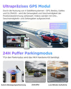 VIOFO A229 Pro 4K + 2K Dual STARVIS 2, HDR Vorne hinten Dashcam Auto, Sprachsteurung & 5GHz Wi-Fi Wlan Autokamera, Ultrapräzises GPS mit CPL Filter, Super Nachtsicht 2.0, Sprachausgabe, bis 512 GB Max