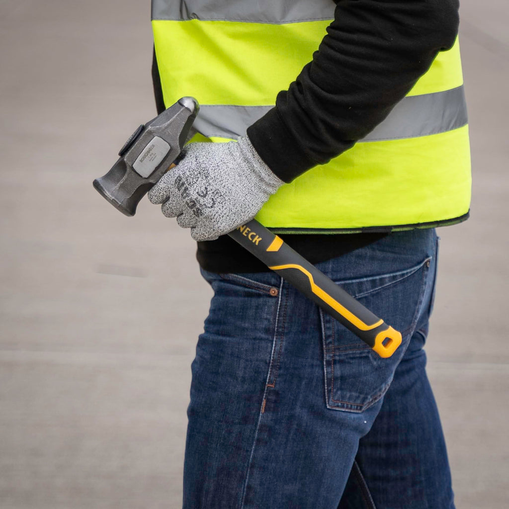 Roughneck Gorilla ROU65804 Mini-Vorschlaghammer, Fiberglas, 1,8 kg/1,8 kg, mit Kompressions-Griff