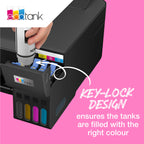 Epson EcoTank 104 Original Tinte in Flaschen, Multipack mit vier Farben