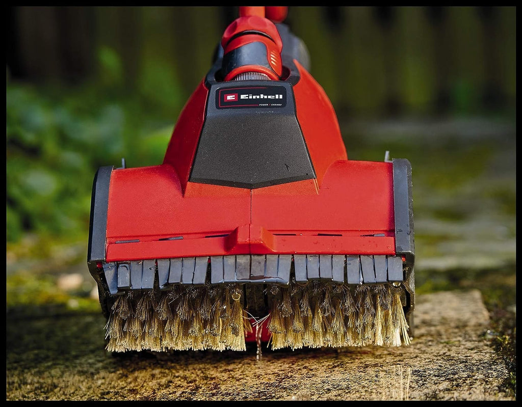 Original Einhell Bürste Ultra (Oberflächenbürsten-Zubehör, passend für Akku-Oberflächenbürste PICOBELLA 18/215, geeignet für raue Steinoberflächen, Arbeitsbreite 19,5 cm)