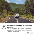 TomTom Camper Navi GO Camper Max 2. Generation (7" Display, POI`s für Wohnmobil- und Wohnwagen, Updates via Wi-Fi, TomTom Traffic, Fahrzeugprofile speichern, Weltkarten, Umweltzonen vermeiden)
