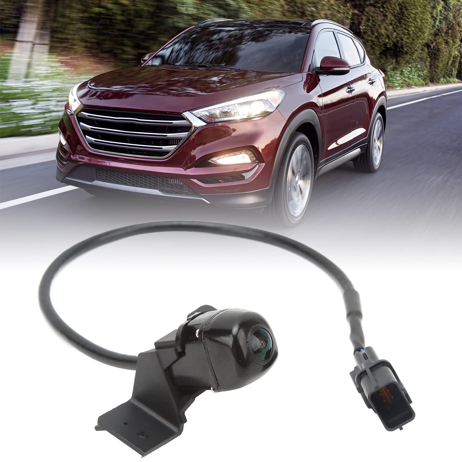 Auto-Rückfahrkamera, Rückfahrkamera, Wasserdichte Rückfahrkamera, Einparkhilfe-Kamera, Ersatz für Tucson 2016–2017 95760D3100 95760D3101 95760D3000 95760D3001