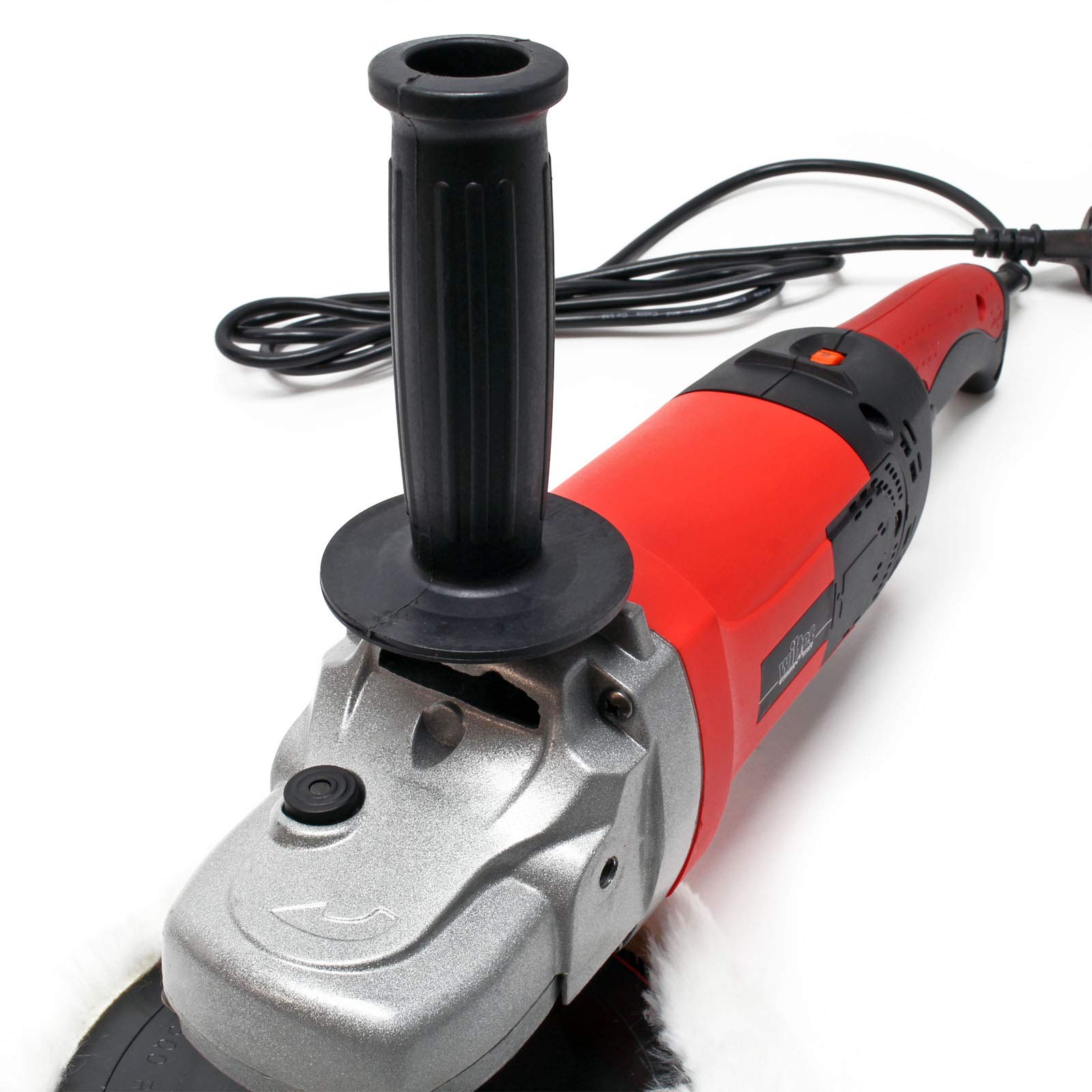 Wiltec Auto Poliermaschine Schleifmaschine 1500W bis 3000 U/min, Poliergerät mit 6 Stufen inkl. 1 Pad und Koffer, Tellerschleifer, Rotationsschleifer