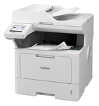 Brother MFC-L5710DW 4-in-1 Mulifunktionsdrucker schwarz weiß (A4, 48 Seiten/Min., 1.200x1.200 DPI, LAN, WLAN, Duplex-ADF, 250 Blatt Papierkassette) weiß/grau