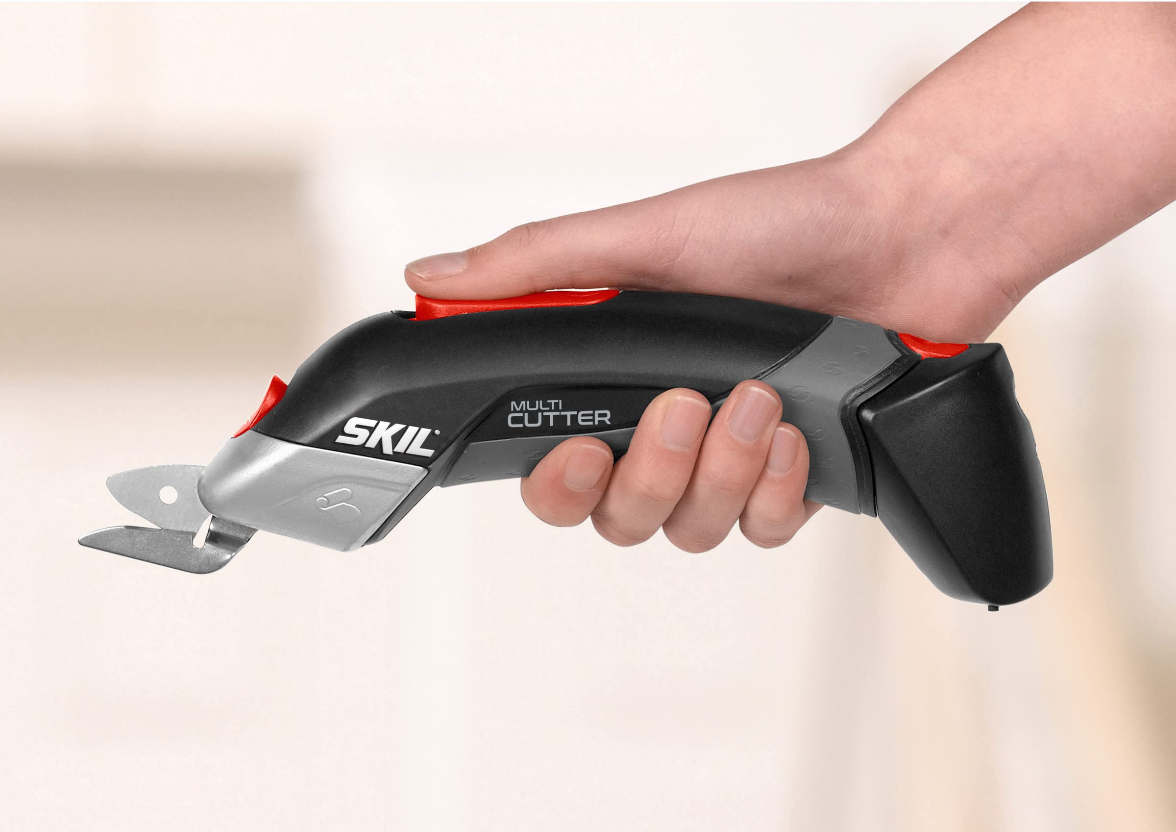 Skil Akkuschere Multi-Cutter 2900 AJ (Universalschneider für Pappe, Papier usw, inkl, Ladegerät + Akku 4,8 V, Univesalschere) F0152900AJ