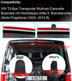 Wasserdicht Einparkkamera Einparkhilfe Farbkamera Bremsleuchte Kamera Bremslicht Rückfahrkamera+4.3" TFT LCD Monitor Ersatz für T5 Bus Transporter Caravelle 2003-2015 Bj