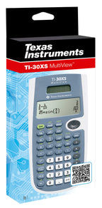 Texas Instruments TI-30XS MultiView Schulrechner (bis zu 4-zeiliges Display, Solar- und Batteriebetrieb)