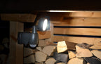 Brennenstuhl Batterie LED Strahler LUFOS/Kabelloser LED Außen-Strahler mit Batterie und Bewegungsmelder (mit 8 Marken LEDs, 440 Lumen, für außen IP44, mit zusätzlicher Funktionseinstellung)