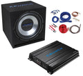 Crunch CBP1000 Bass Pack für Auto mit 30cm Subwoofer 4-K Verstärker & Kabel-Kit - 300mm Subwoofer im Gehäuse