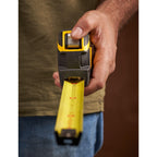 STANLEY FatMax Maßband Bandmaß PRO Autolock (Maßband 8 m Länge, 32 mm Klingenbreite, austauschbare Haken, Mylar Schutzschicht, mit Feststeller & Rücklauf, inkl. Gürtel-Clip) - XTHT0-33501