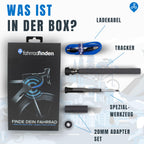 FahrradFinden von BikeFinder - GPS Fahrrad Tracker, im Lenker Versteckt, Fahrrad Ortungsgerät, Anti-Diebstahl, Diebstahlschutz, SIM Karte inkl. - ABO Erforderlich