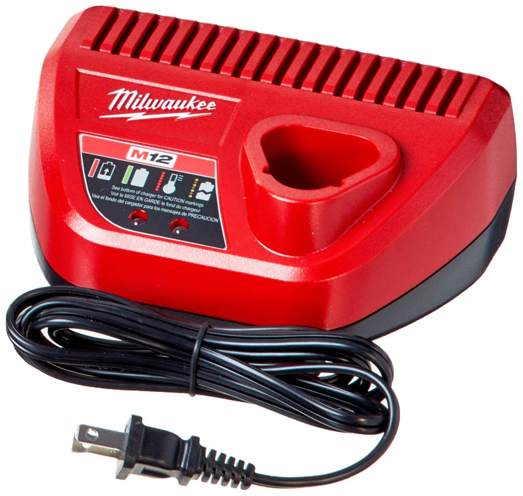 Milwaukee 2498-25 M12 12-Volt Lithium-Ion Cordless Combo Kit (5-Tool) with (2) 1.5Ah Batteries, Charger and Tool Bag