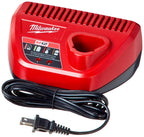 Milwaukee 2498-25 M12 12-Volt Lithium-Ion Cordless Combo Kit (5-Tool) with (2) 1.5Ah Batteries, Charger and Tool Bag