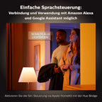 Philips Hue White Ambiance Pillar 1er Spot Erweiterung, inkl. GU10 LED-Lampe, steuerbar via App, kompatibel mit Amazon Alexa (Echo, Echo Dot), weiß, neue Generation