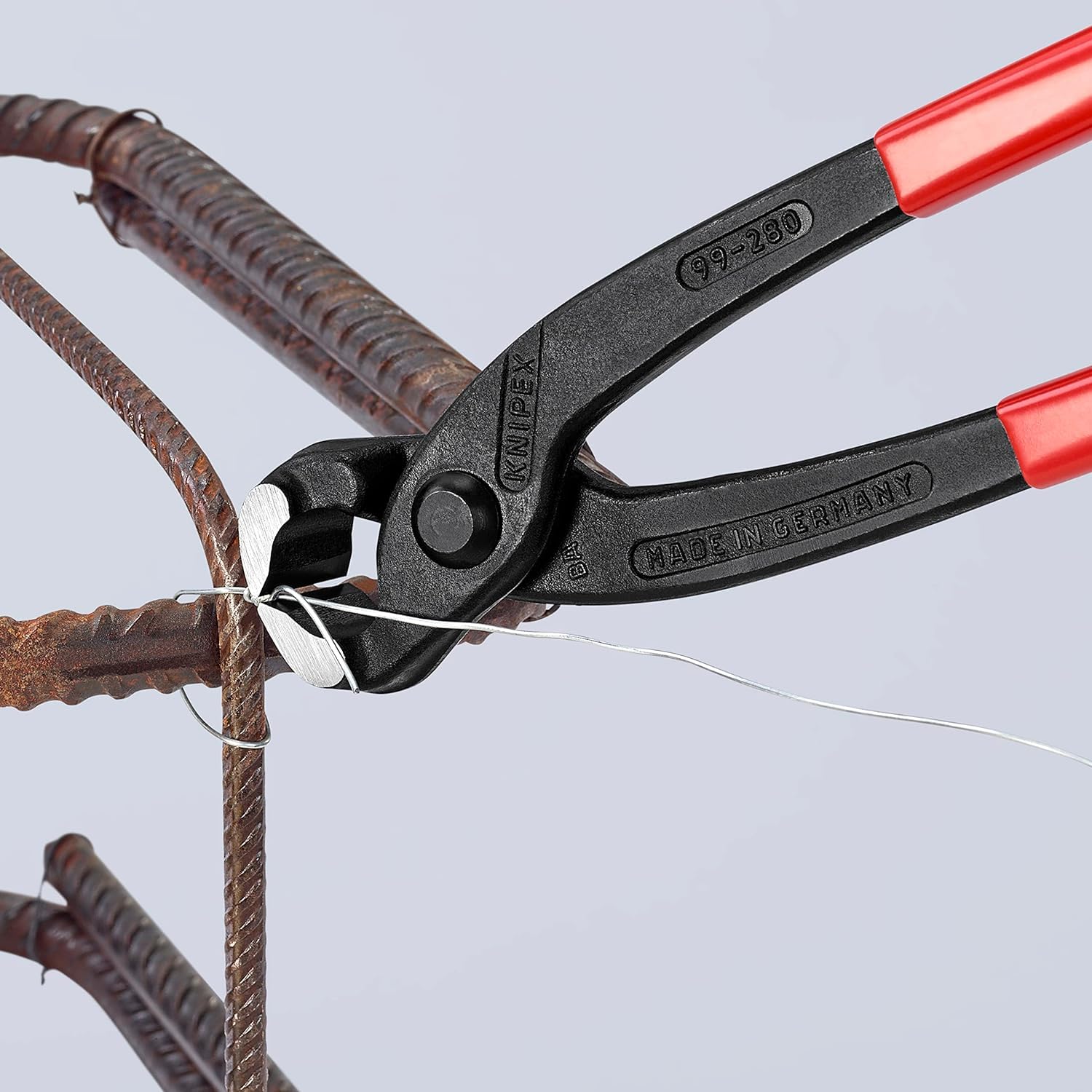 KNIPEX Monierzange (Rabitz- oder Flechterzange) mit Kunststoff überzogen 280 mm, 99 01 280 EAN
