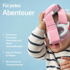 Alpine Muffy Baby Komfort - Gehörschutz für Babys & Kleinkinder - Getestet in Deutschland - Einzigartiges Kopfband für Sicheren & Bequemen Sitz - Verstellbar <48 Monate - Kopfhörer Lärmschutz, Rosa